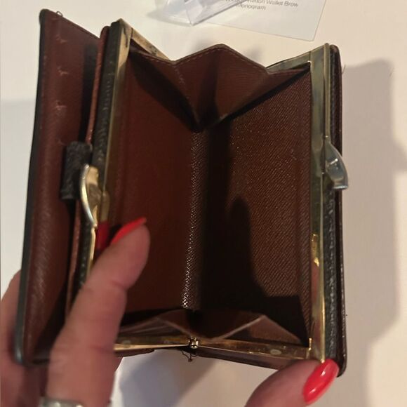 Authentic Louis Vuitton Monogram Canvas Snap Wallet Brown clutch - Picture 9 of 11